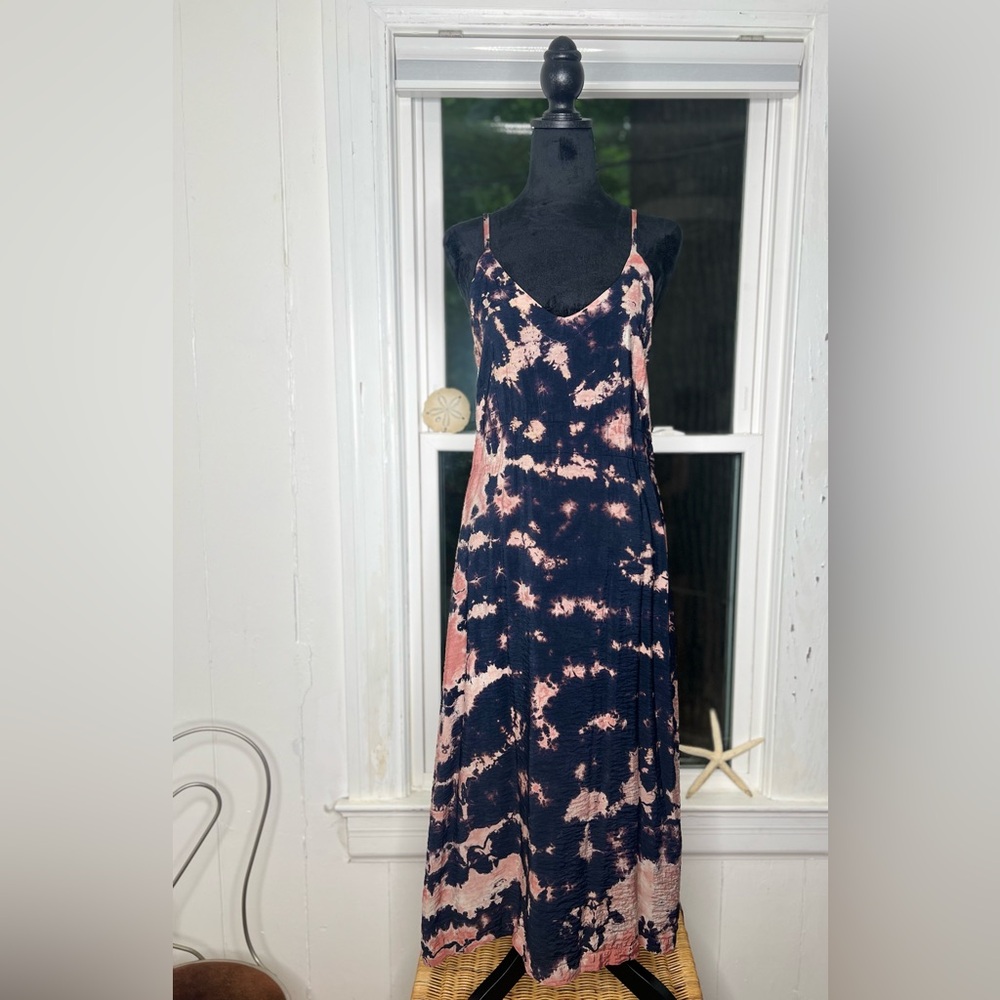 EUC Arthopologie Tie dye Slip Dress